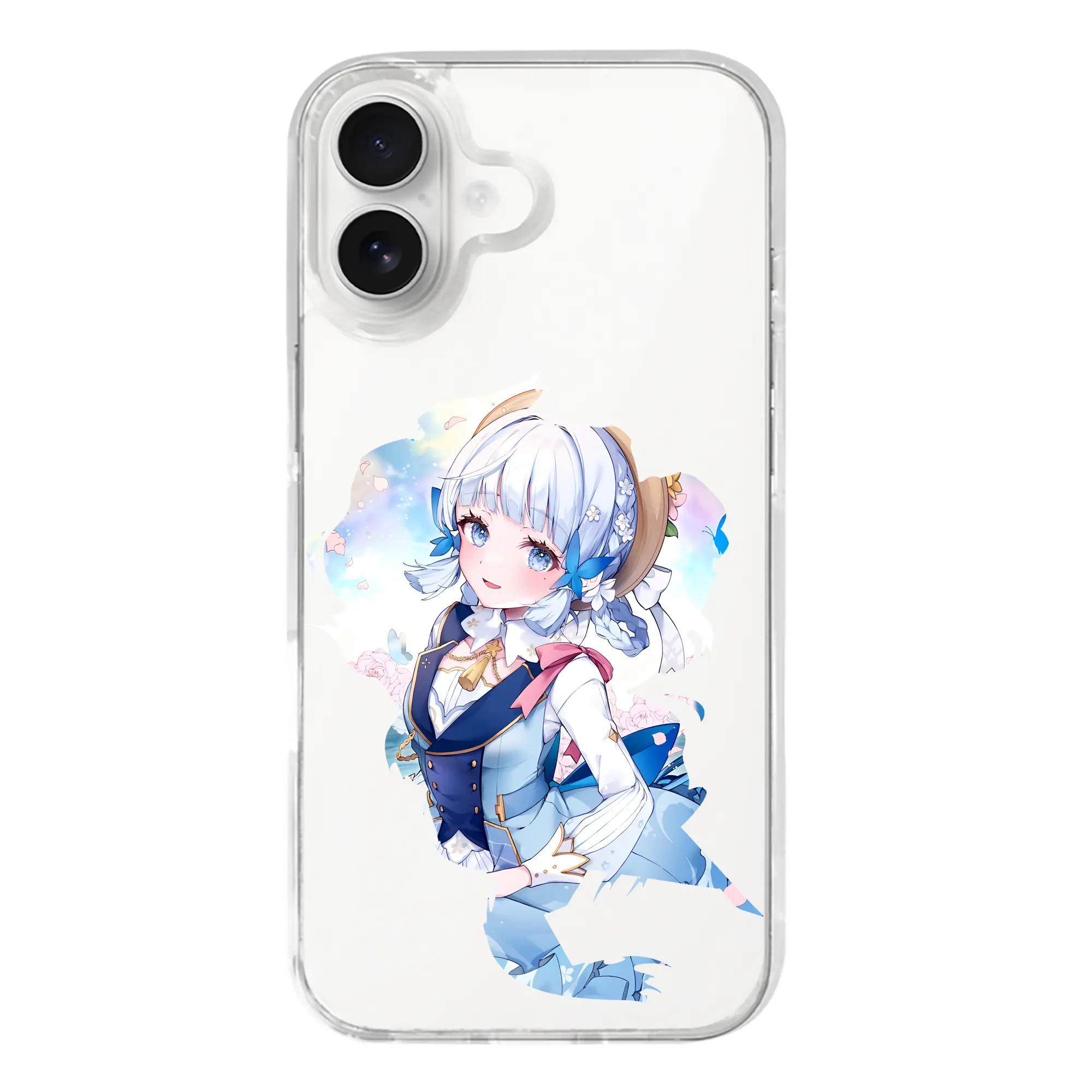 原 神 グッズ 神里綾華 - iPhone 17シリーズ 透明スマホケース – 薄型・耐衝撃・精密フィット保護カバー